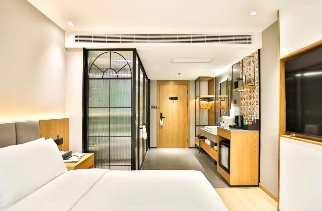 True Go Hotel - Shanghai Jing'An Temple Nanjing West Road Xangai Exterior foto